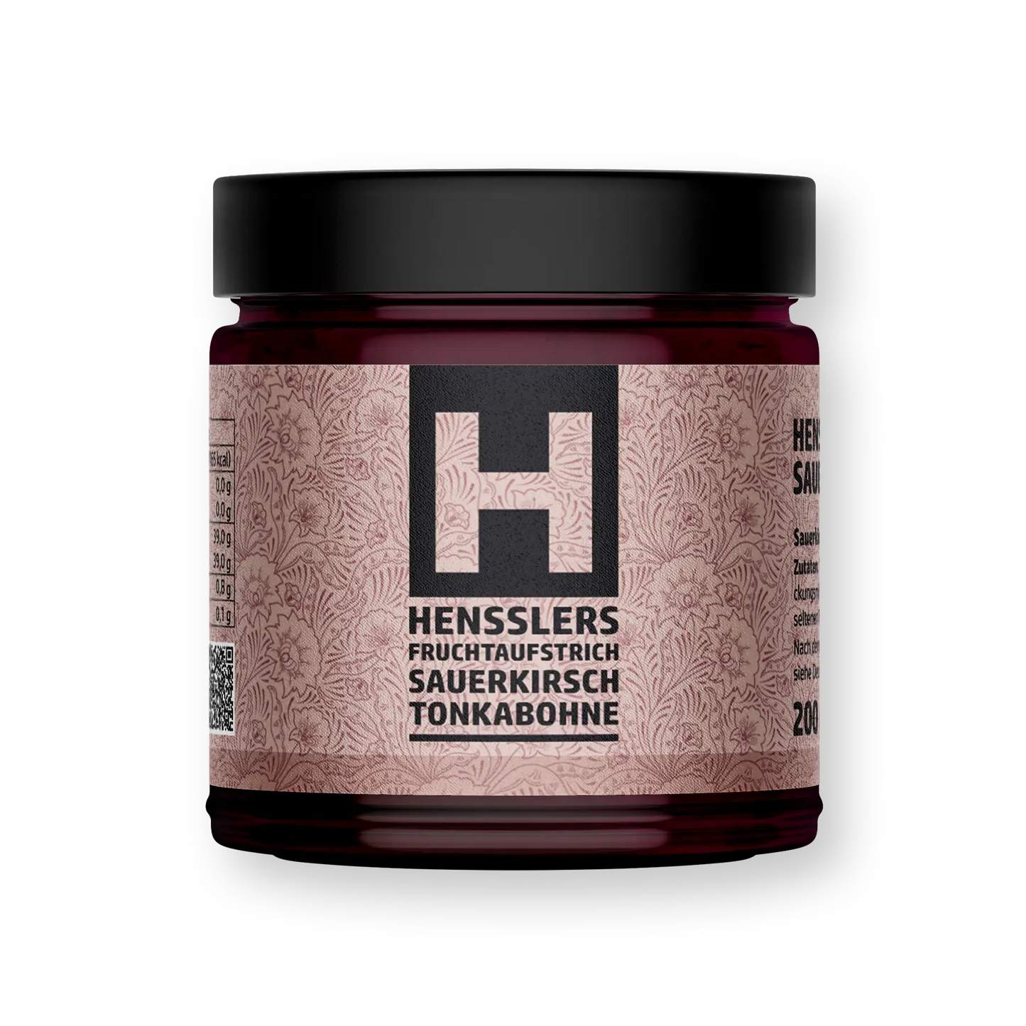 HENSSLERS Sauerkirsch-Tonkabohnen Konfitüre Food Hensslers