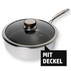 HENSSLERS Sautépfanne 26cm mit Deckel Pfannen Hensslers