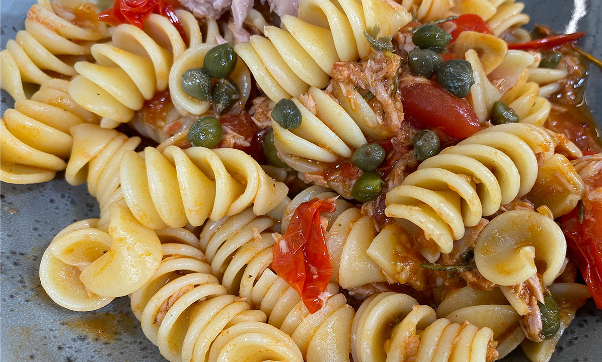 Pasta mit Thunfisch und Kapern – HENSSLERS Pasta mit Thunfisch und Kapern – HENSSLERS