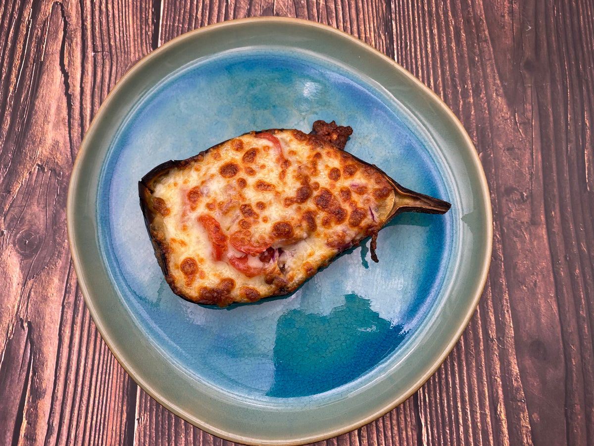 Gratinierte Aubergine aus dem Ofen