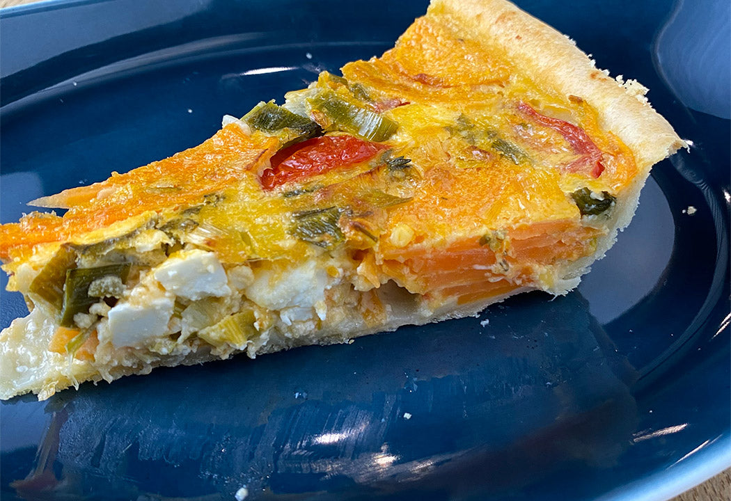 Süßkartoffel Quiche