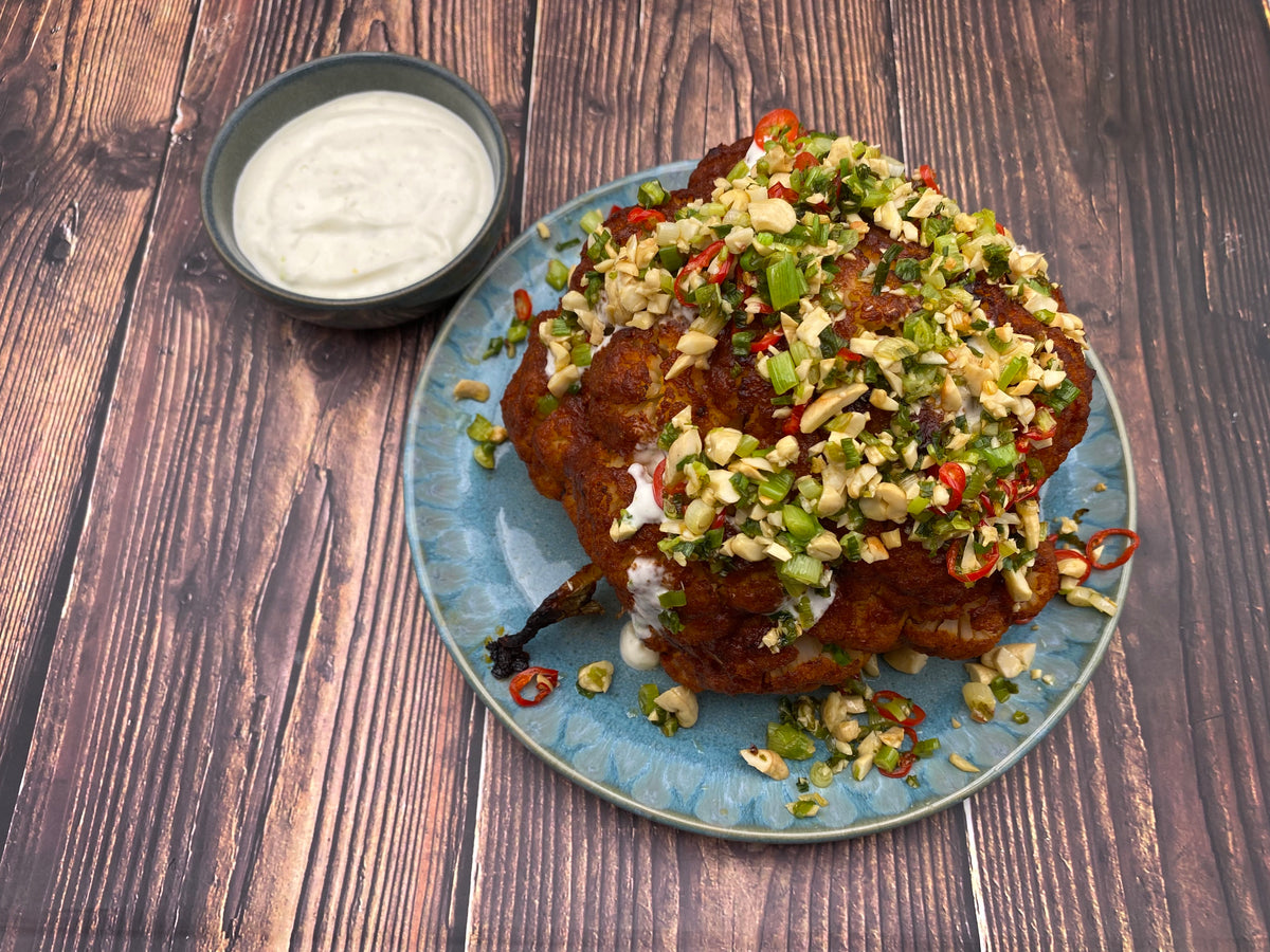 Ofen-Blumenkohl mit Harissa