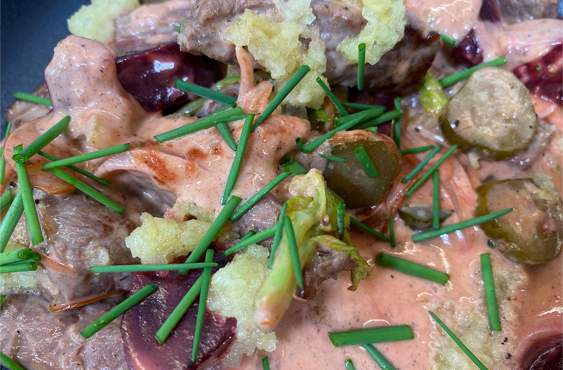 Boeuf Stroganoff à la Henssler "Live on Tape"