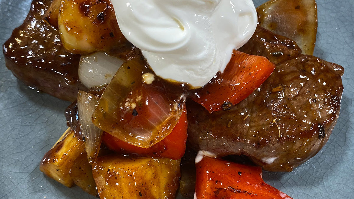 Lecker Rumpsteak "live on tape"