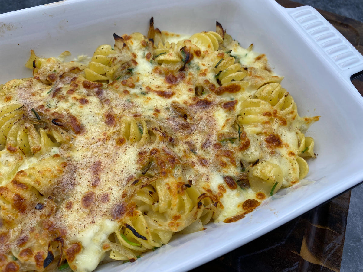 Gratinierte Pasta mit Mozzarella