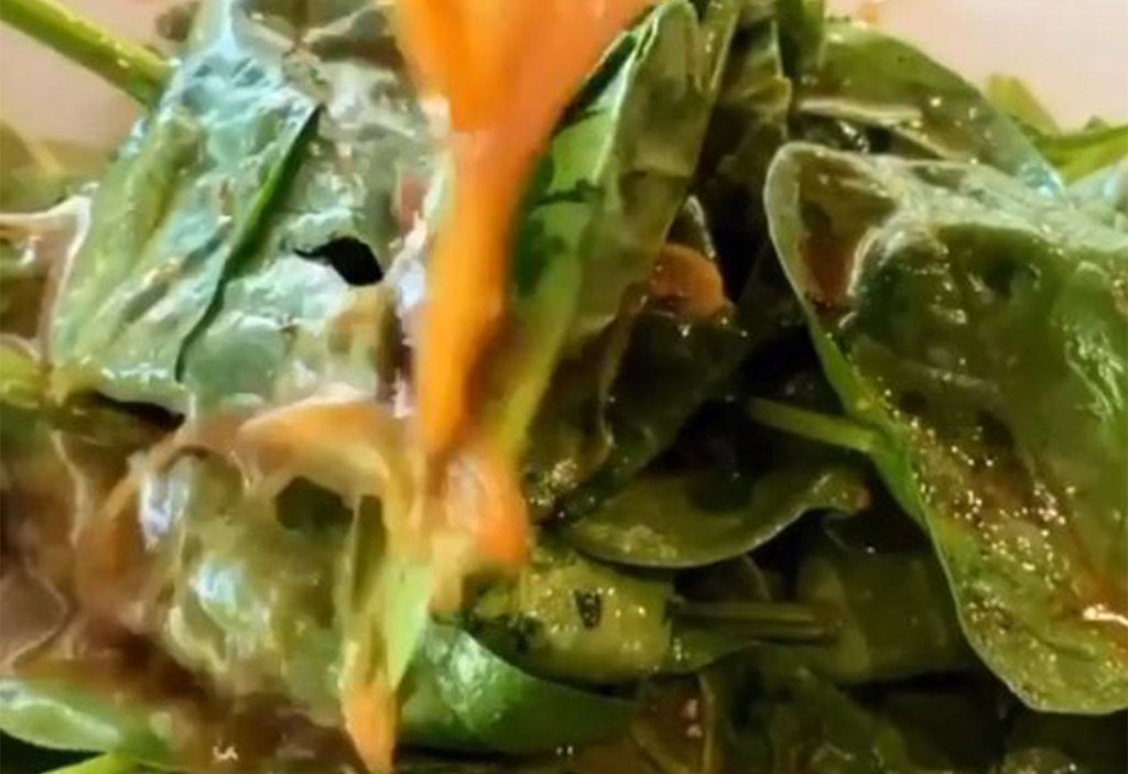 Salat mit Spinat