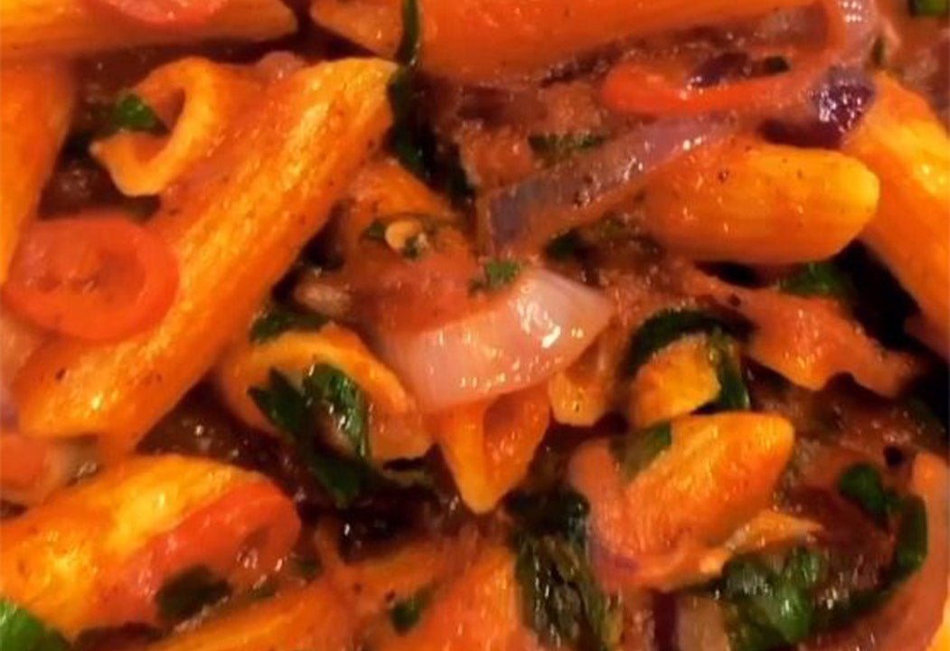 Pasta Arrabiata scharf