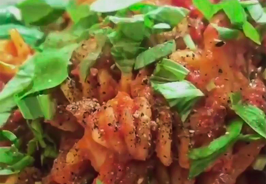 Fussilli mit Tomatensoße