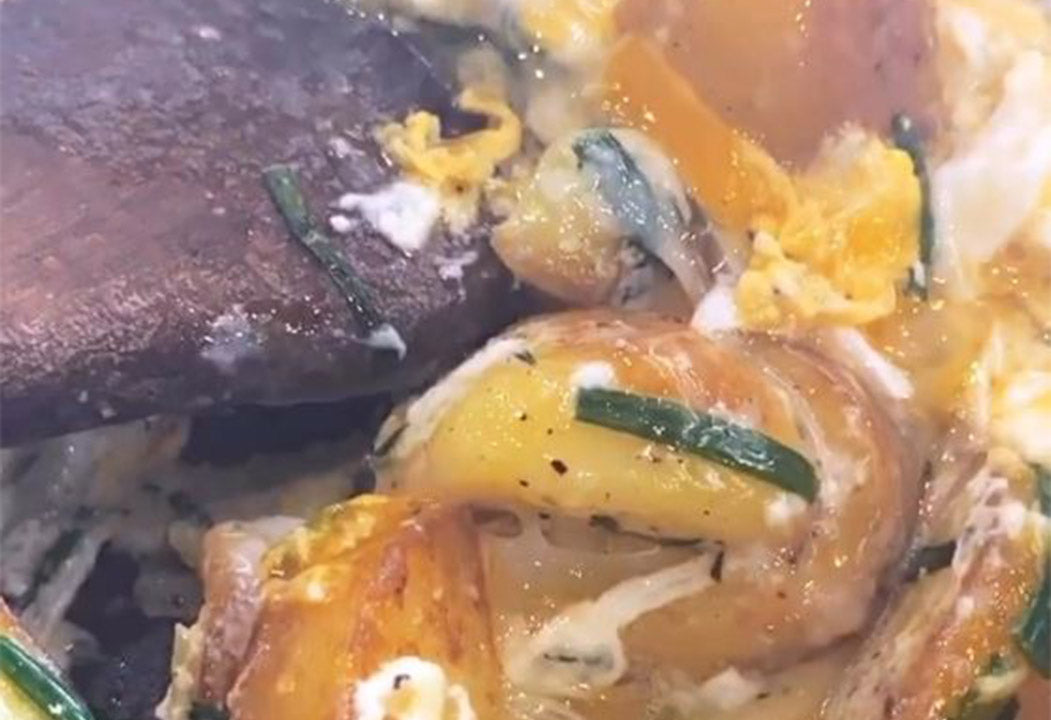 Bauern-Omelett griechischer Art