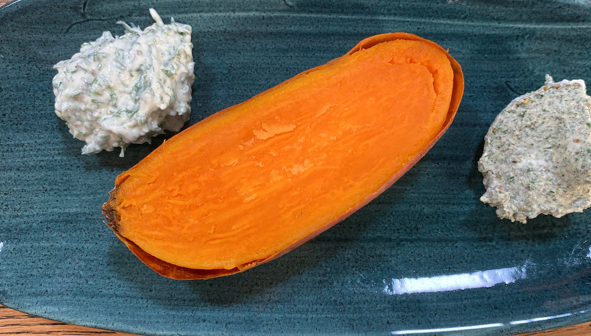 Süßkartoffel „Baked Potatoe Style“