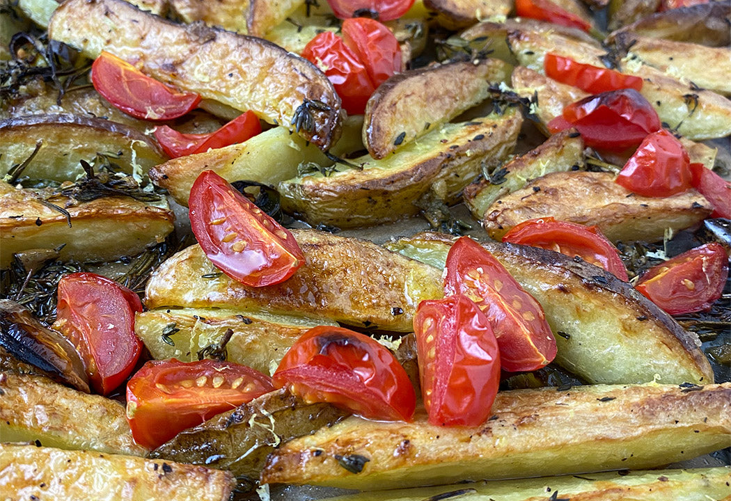 Kartoffelecken aus dem Ofen