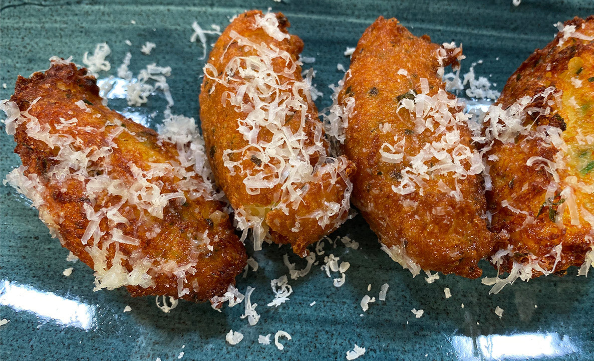 Kartoffel-Käse-Krapfen