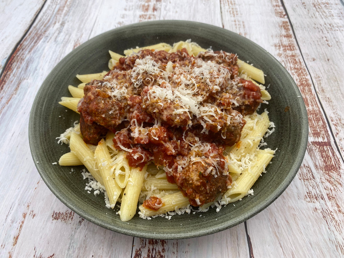 Fleischbällchen „Arrabbiata“