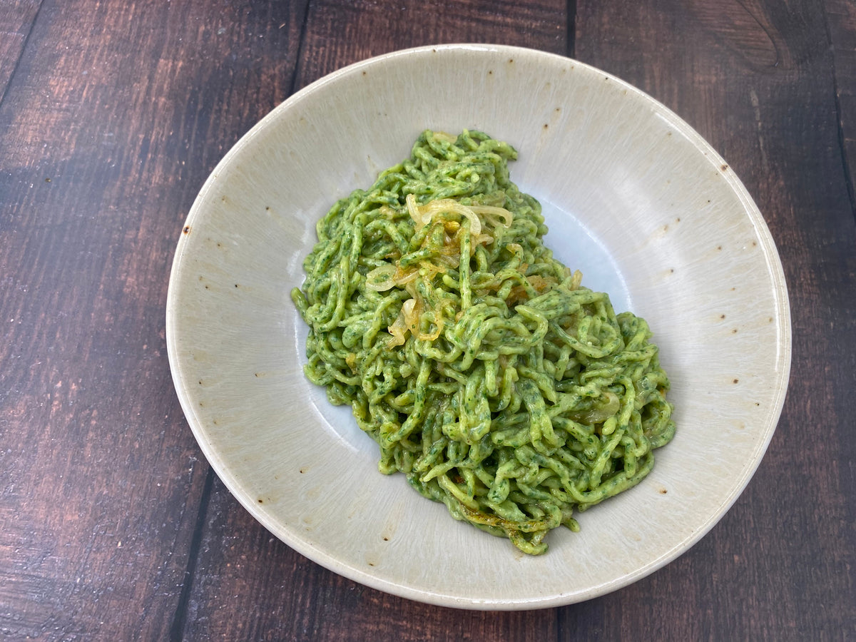 Selbstgemachte Spinat-Spätzle