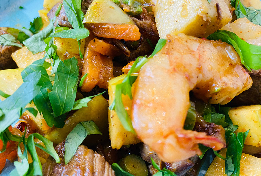 Surf and Turf Pfanne