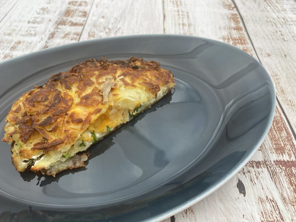Gefüllte Kartoffelrösti