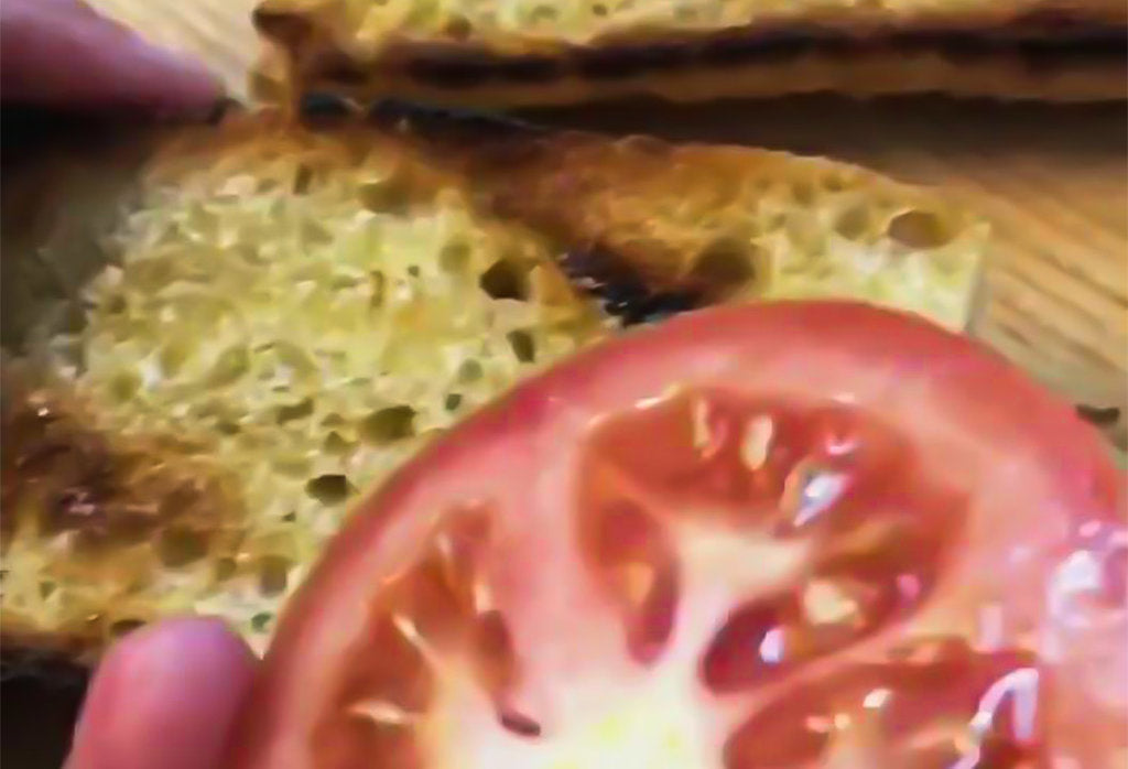 Tomate und Knoblauch mallorquinischer Art