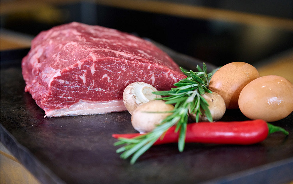 Steak-Omelett