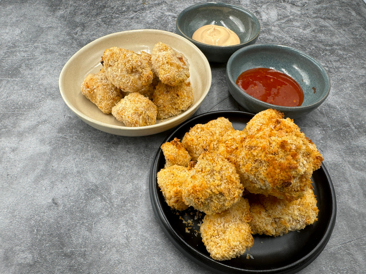 Blumenkohl- und Chicken-Nuggets aus dem AirFryer