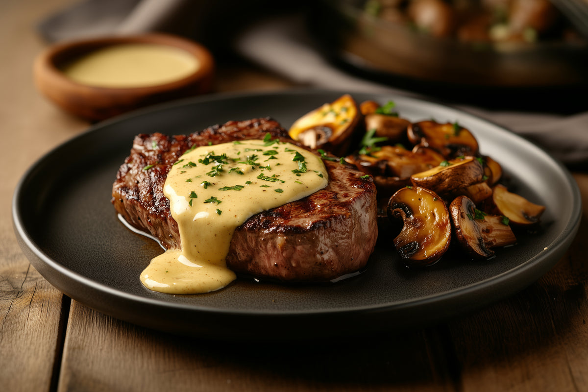 Rumpsteak mit Sauce béarnaise
