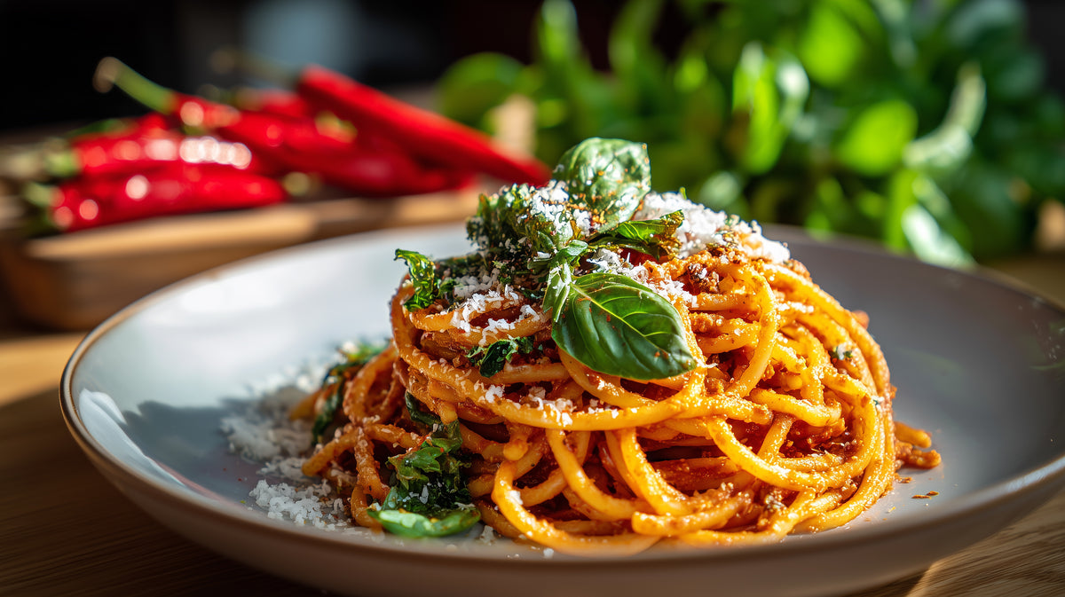 Pasta nach Art des Mörders