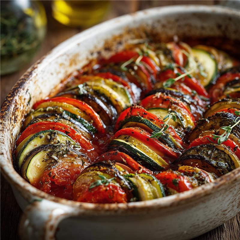 Ratatouille aus dem Ofen
