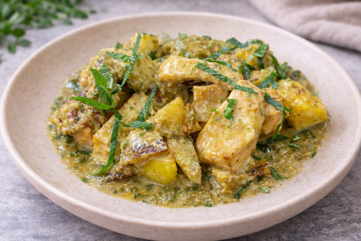 Lachs "Bombay Style"