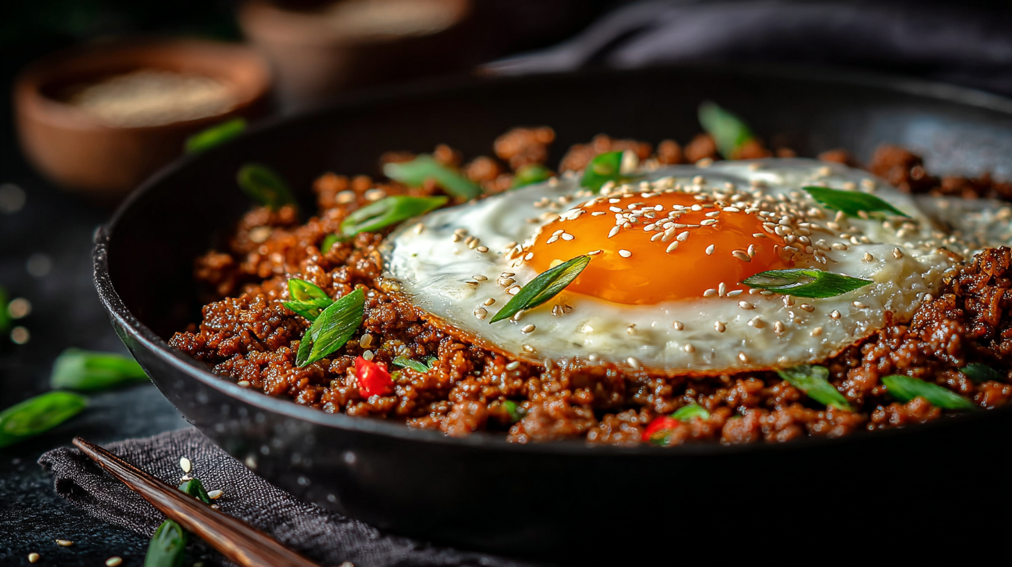 Koreanische Hackpfanne