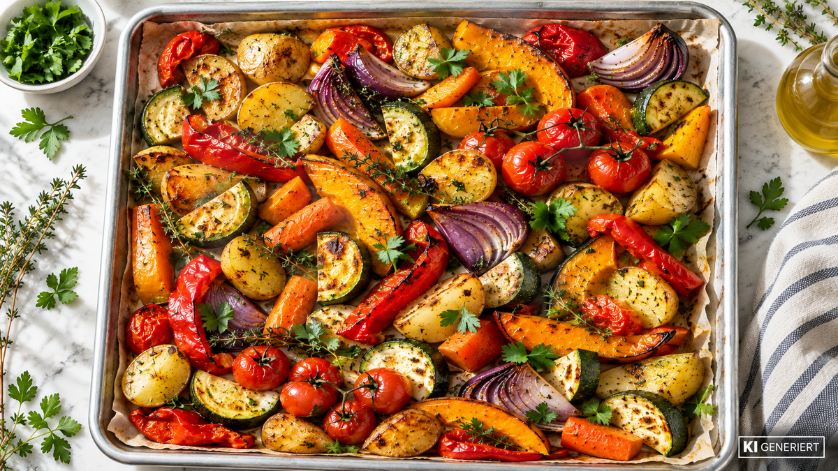 Ofengemüse zubereiten: Blech, Airfryer &Tipps