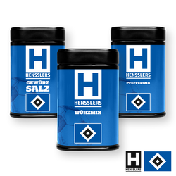 HENSSLERS Sturmtrio-Set HSV-Edition