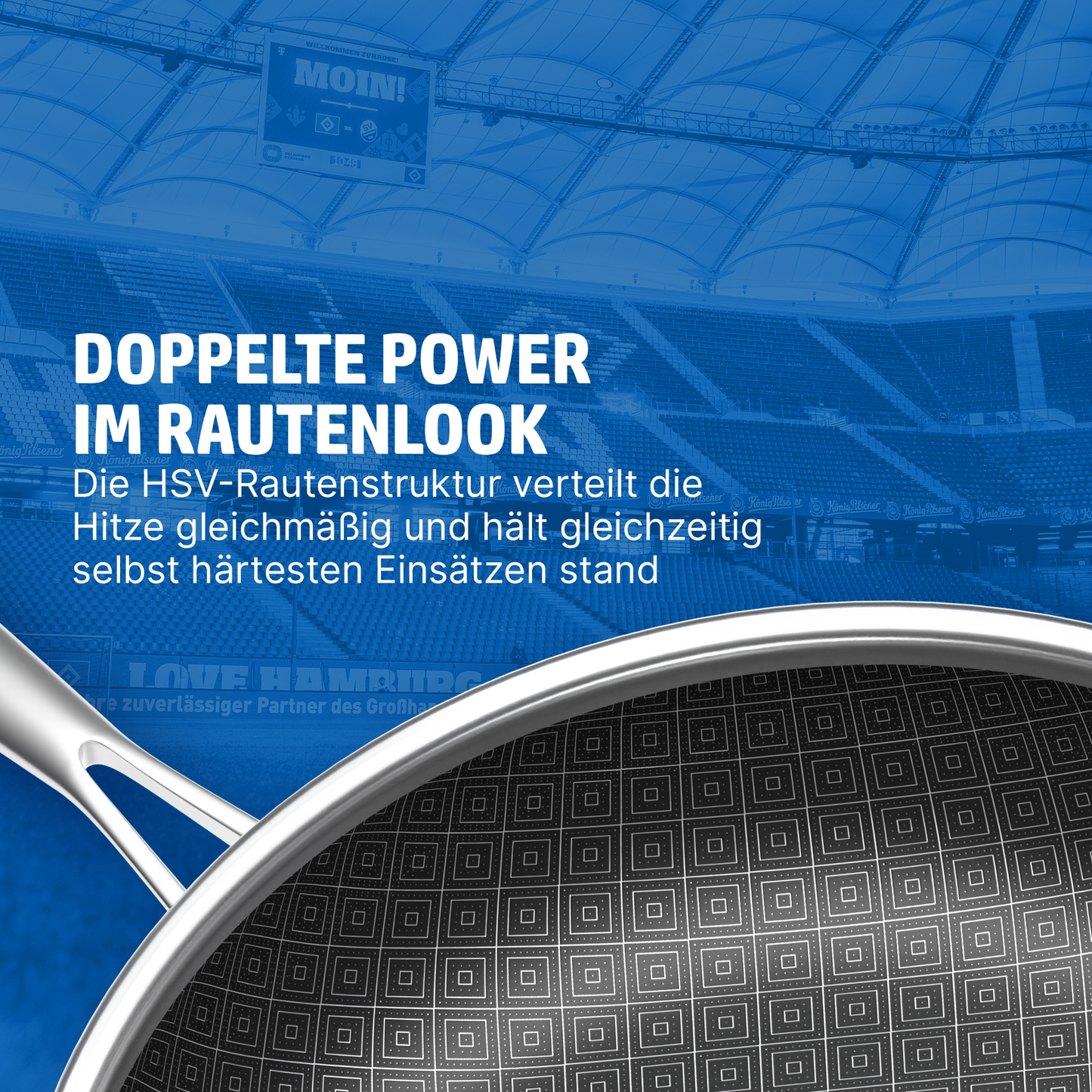 HENSSLERS Pfanne 26cm HSV-Edition