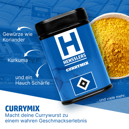 HENSSLERS Stadion-Currywurst Set HSV-Edition