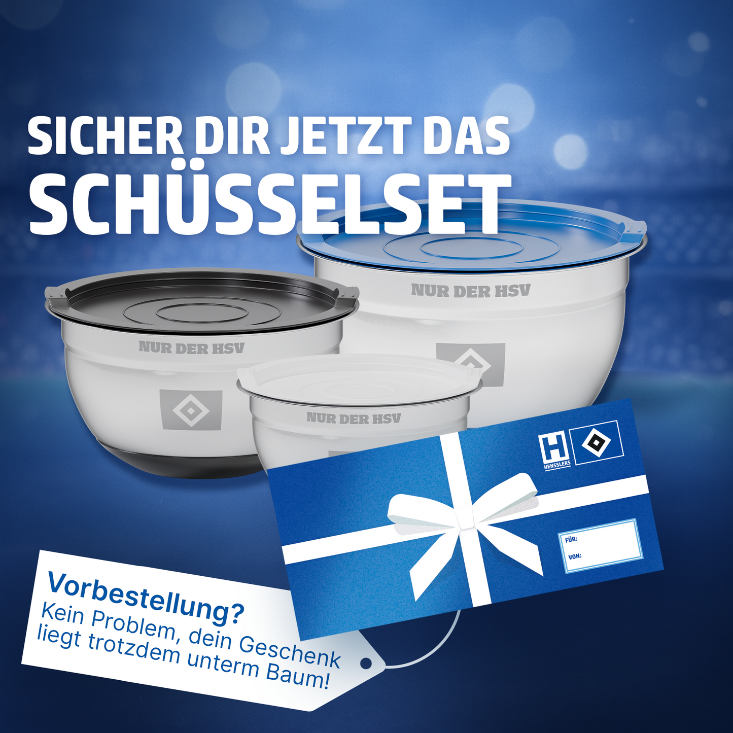 HENSSLERS Schüsselset HSV-Edition