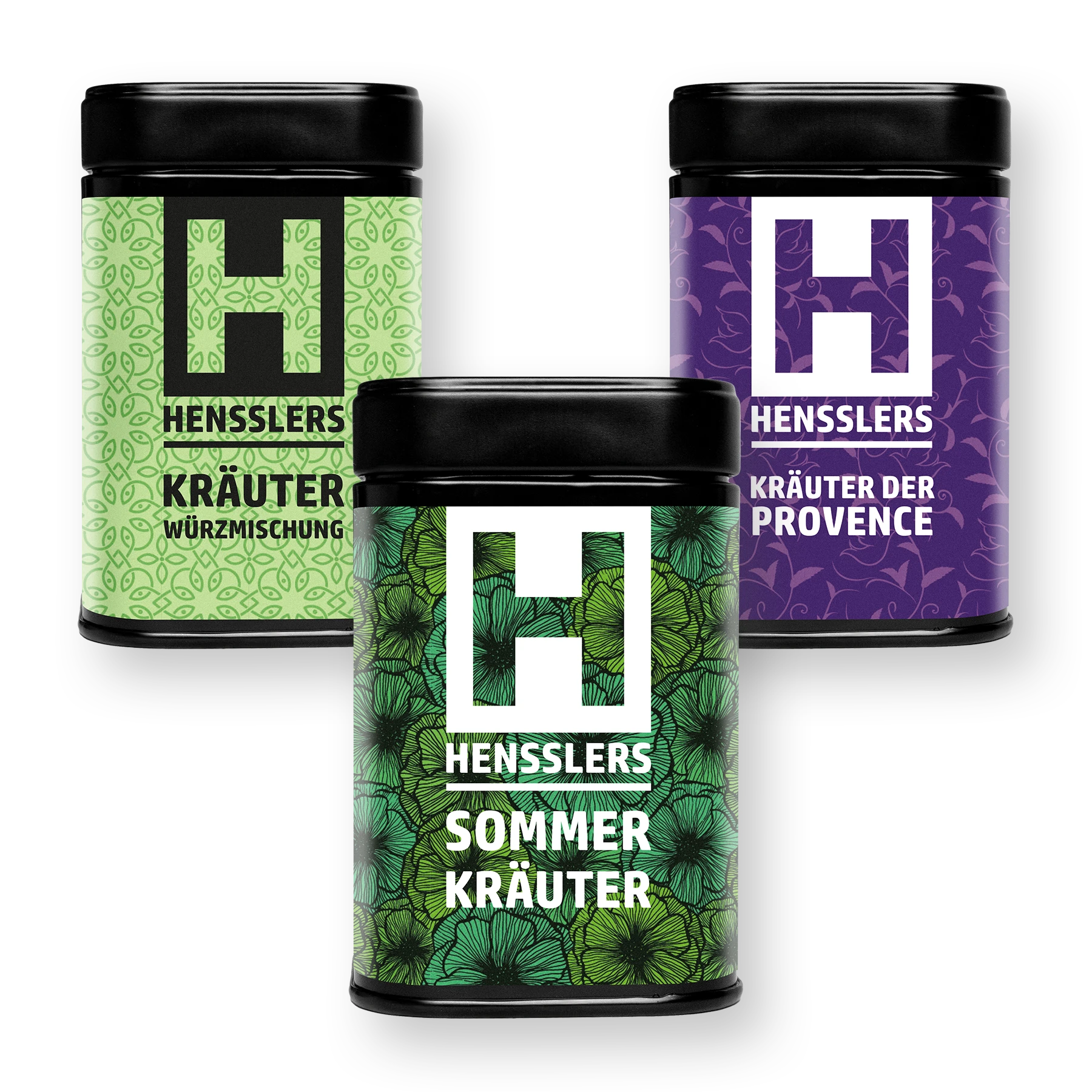 HENSSLERS 3er-Kräutergarten Set Gewürze Hensslers