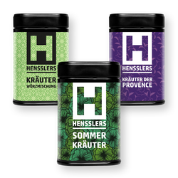 HENSSLERS 3er-Kräutergarten Set Gewürze Hensslers