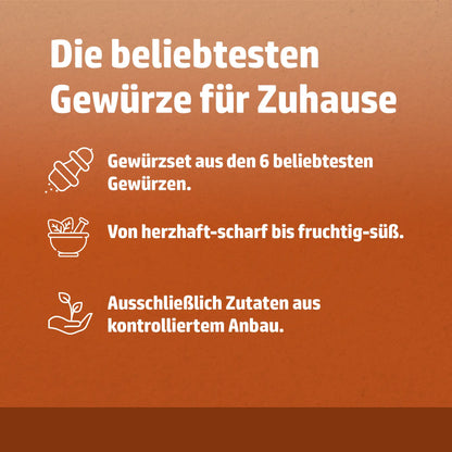 HENSSLERS 6er-Bestseller Set Gewürze Hensslers