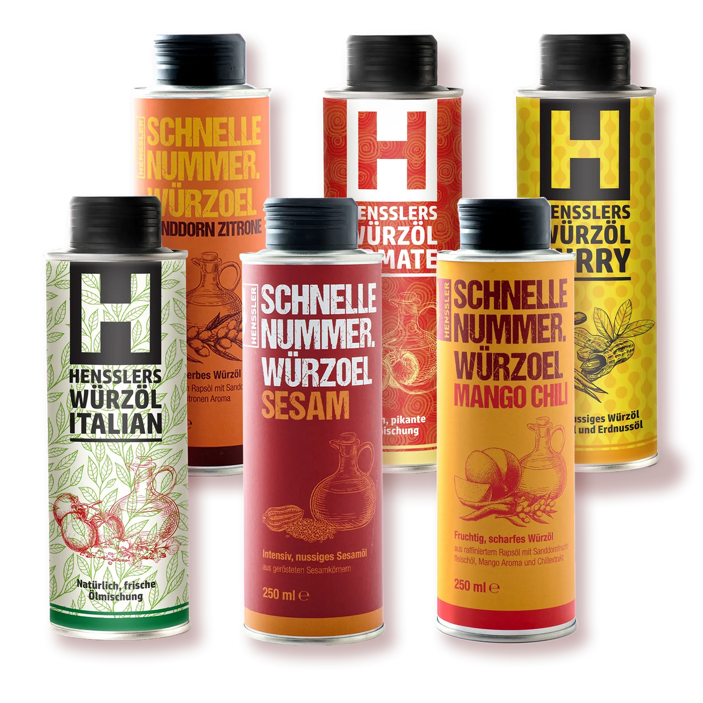 HENSSLERS 6er Würzöl Set Bundles Hensslers