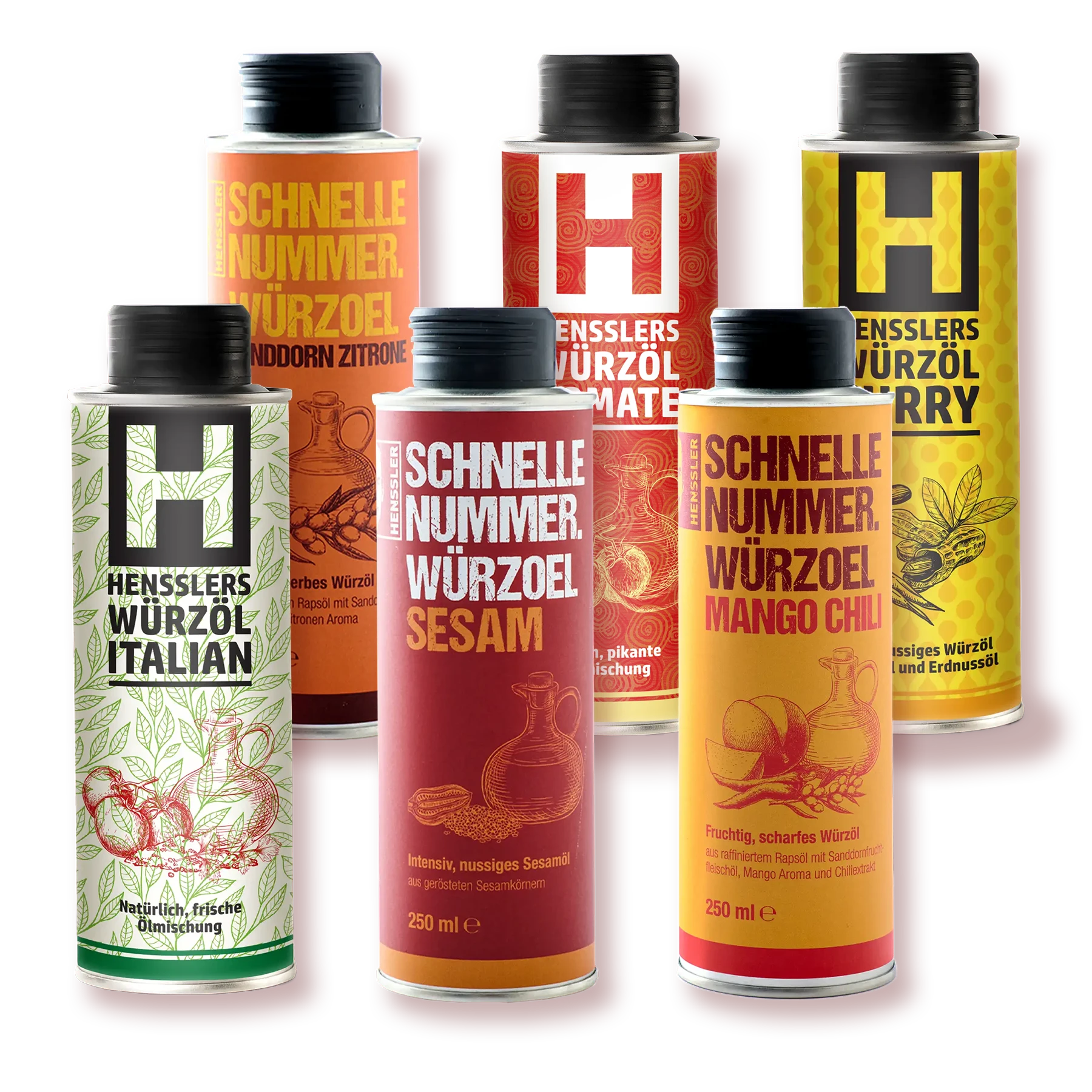 HENSSLERS 6er Würzöl Set Bundles Hensslers