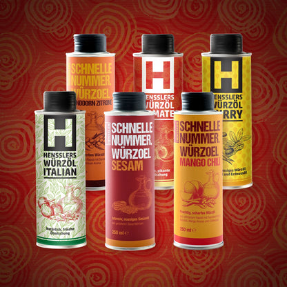 HENSSLERS 6er Würzöl Set Bundles Hensslers