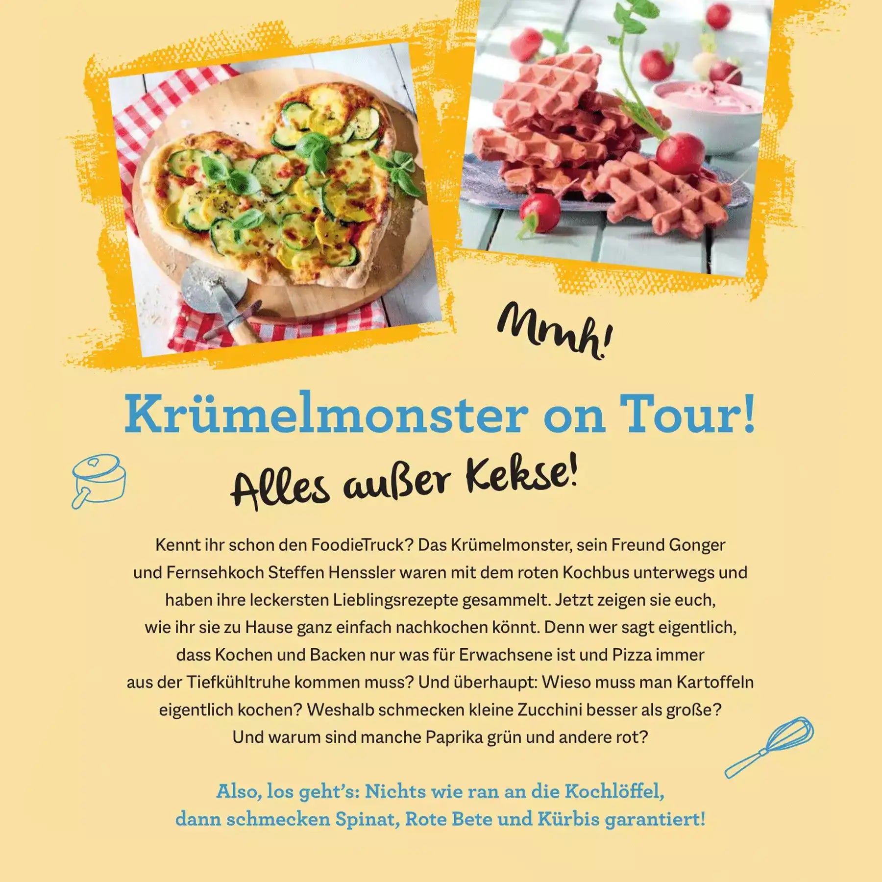 Krümelmonsters Foodie Truck mit Steffen Henssler: Das Kochbuch Kochbücher Hensslers