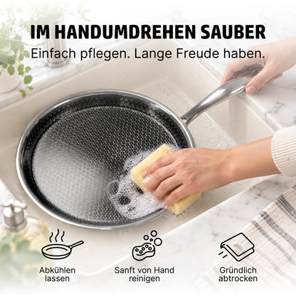 HENSSLERS Crêpe- und Omelett-Pfanne 28cm Pfannen HENSSLERS