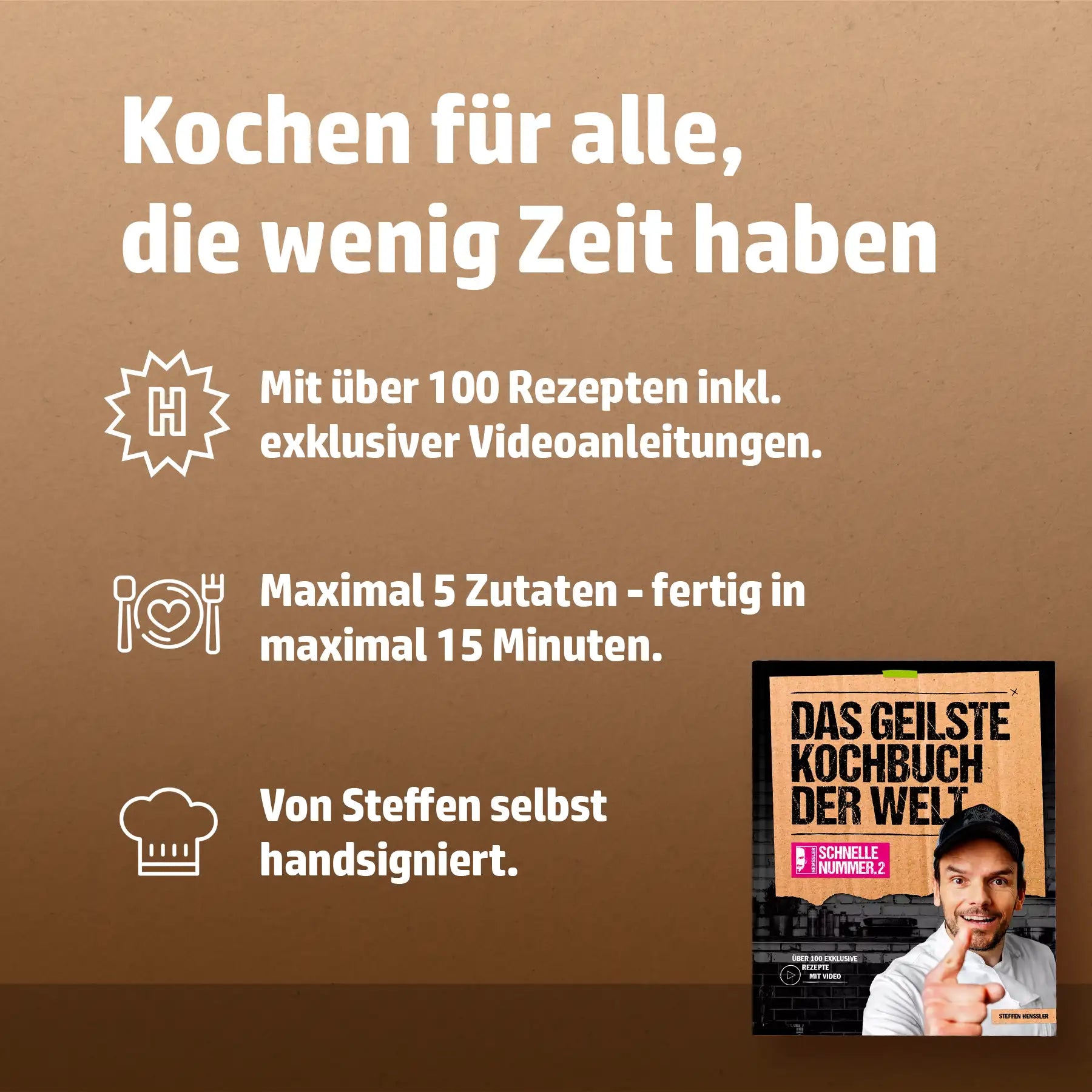 HENSSLERS Schnelle Nummer 2 - Das Buch Kochbücher Hensslers