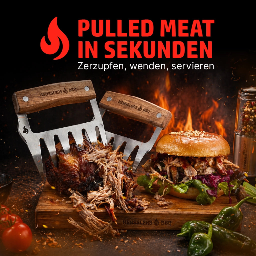 HENSSLERS Fleischkrallen Set Küchenzubehör HENSSLERS