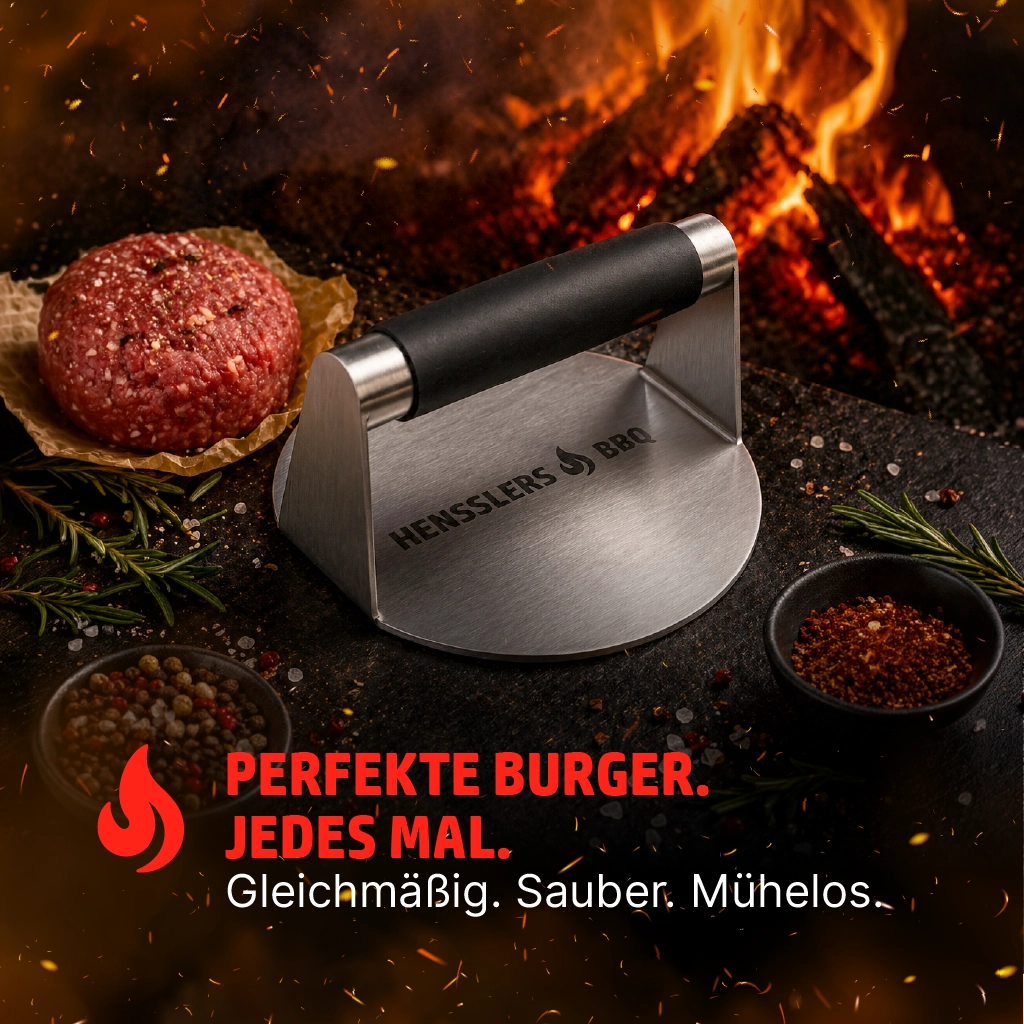 HENSSLERS Burgerpresse Küchenzubehör HENSSLERS