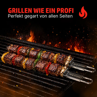 HENSSLERS Grillspieß Set Küchenzubehör HENSSLERS
