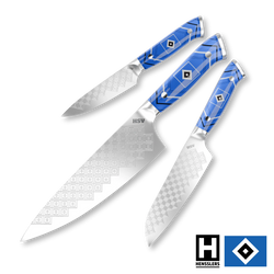 HENSSLERS 3er Messerset HSV-Edition