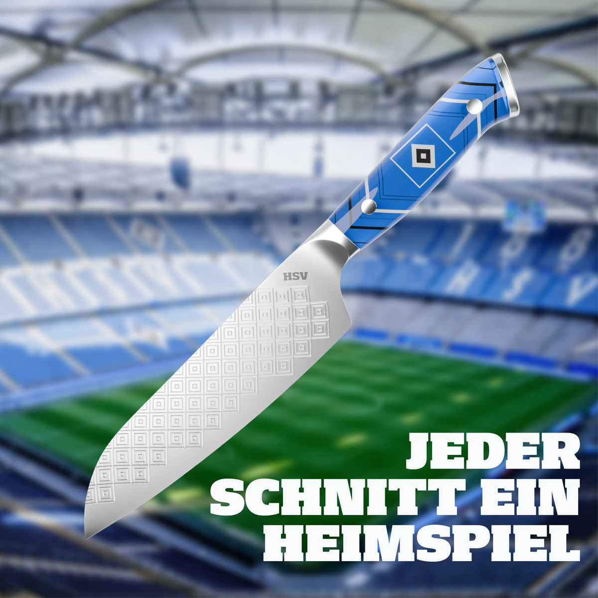 HENSSLERS Santokumesser klein HSV Edition