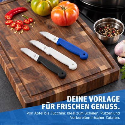HENSSLERS Schälmesser 3er Set HSV Edition Messer HENSSLERS