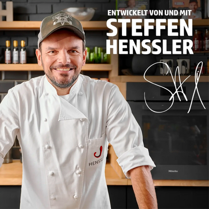 HENSSLERS Pasta-Geschenkset: Kochbuch & Essentials Kochbücher HENSSLERS