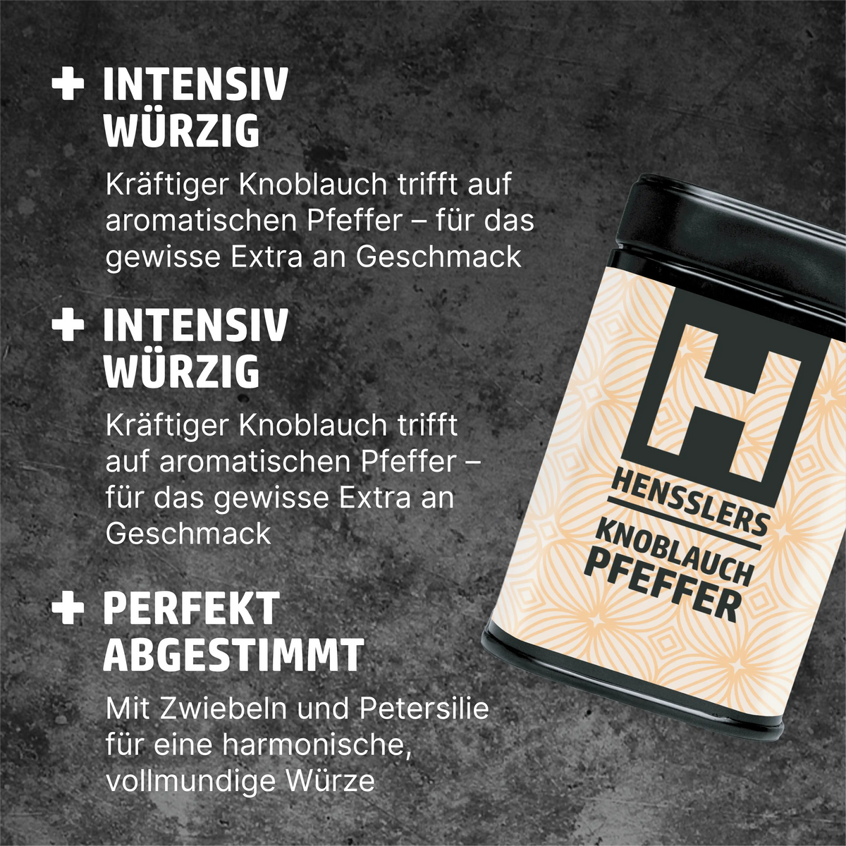 HENSSLERS Knoblauchpfeffer Gewürze HENSSLERS